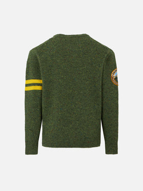 Boy crewneck donegal sweater with Snoopy jacquard | SNOOPY - PEANUTS™ SPECIAL EDITION