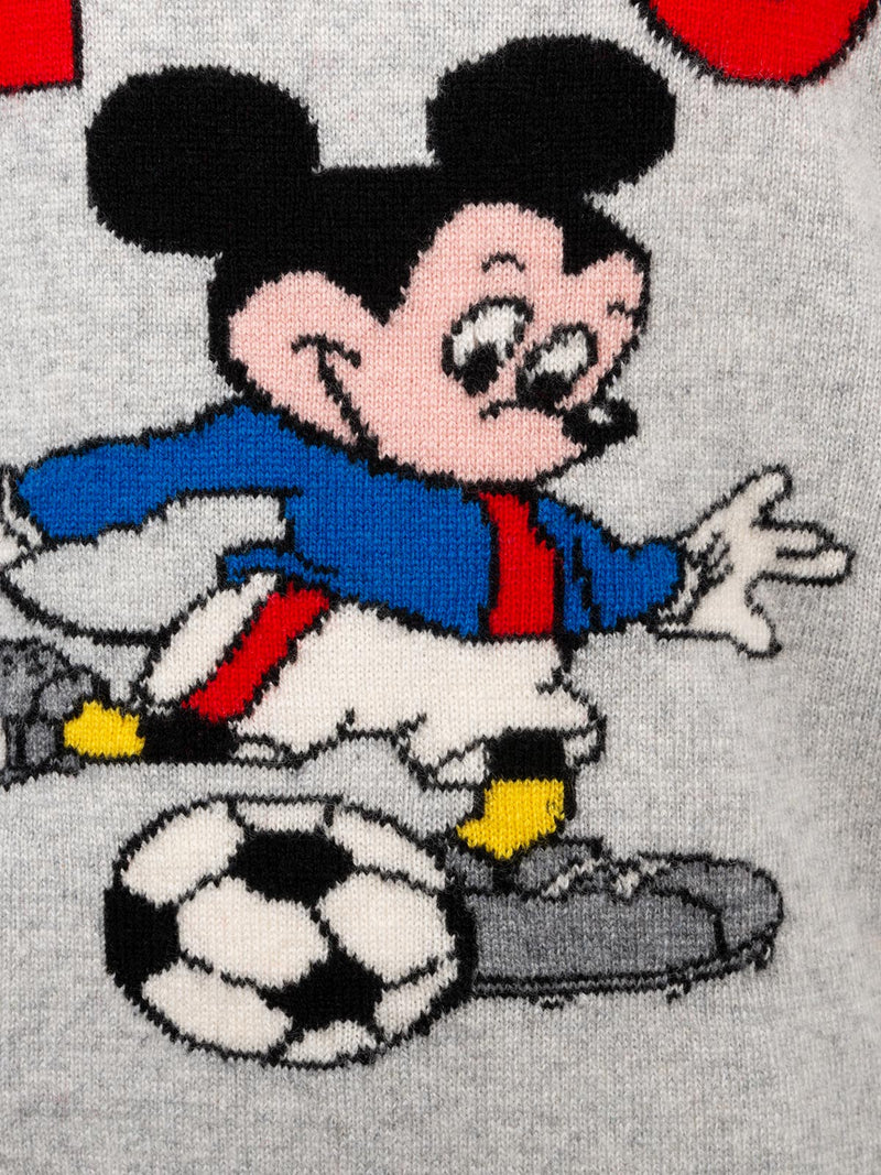 Maglione girocollo grigio da bambino Douglas con stampa di Topolino | EDIZIONE SPECIALE DISNEY