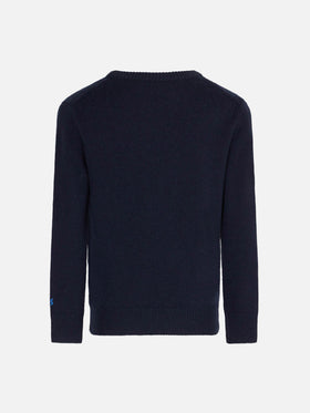 Boy crewneck sweater with Christmas Snoopy print | PEANUTS™ SPECIAL EDITION