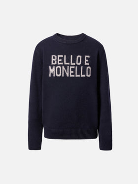 Maglione girocollo Douglas con jacquard Bello e monello