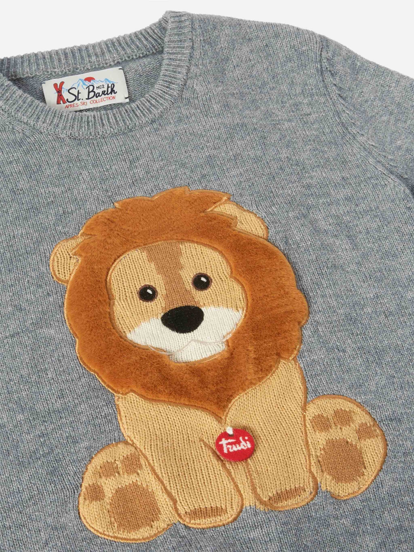 Pullover Douglas aus Kaschmirmischung mit Leone Trudi-Patch | TRUDI SPECIAL EDITION