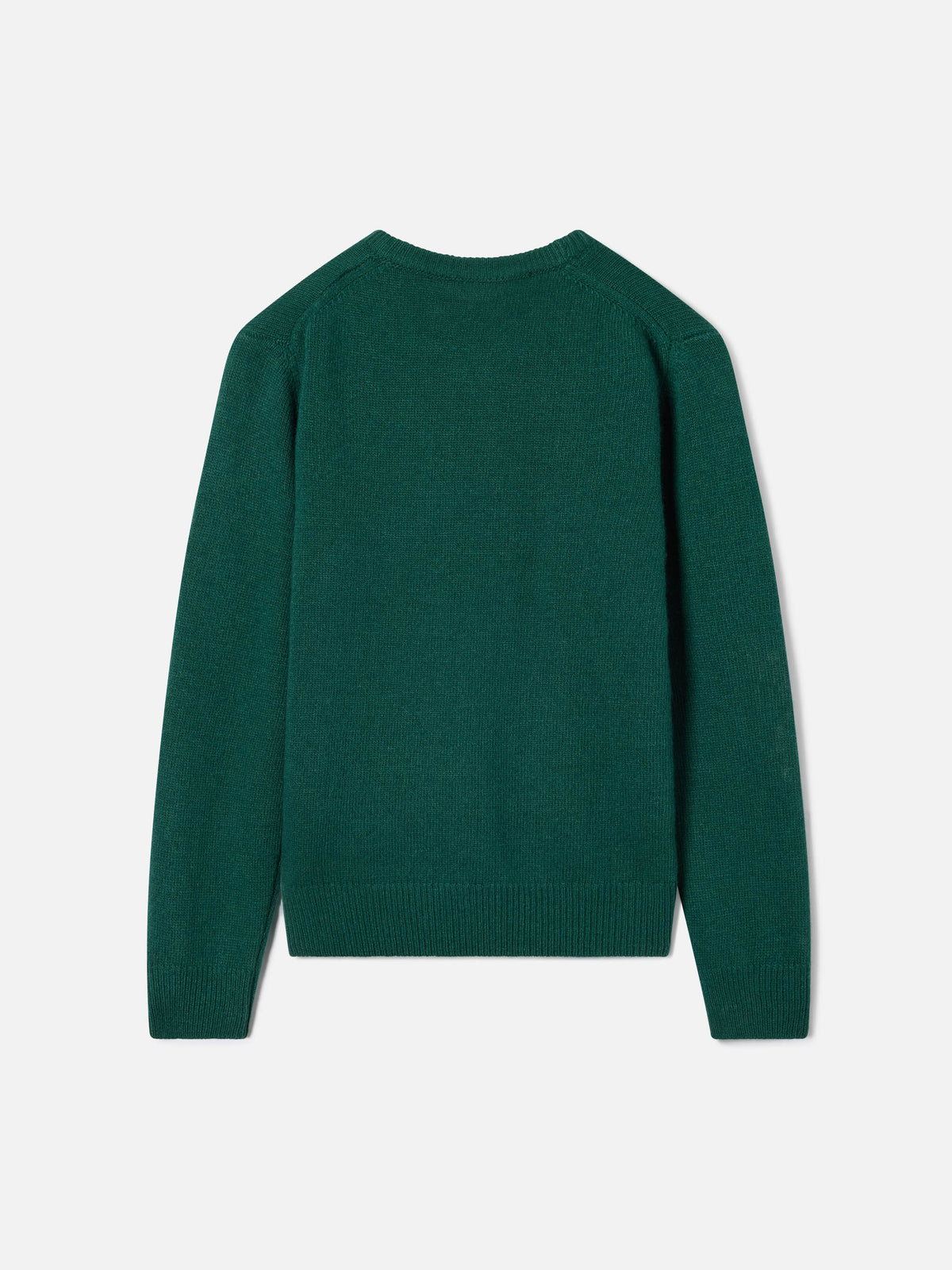 Green Douglas crewneck knit with Piccolo Lord embroidery