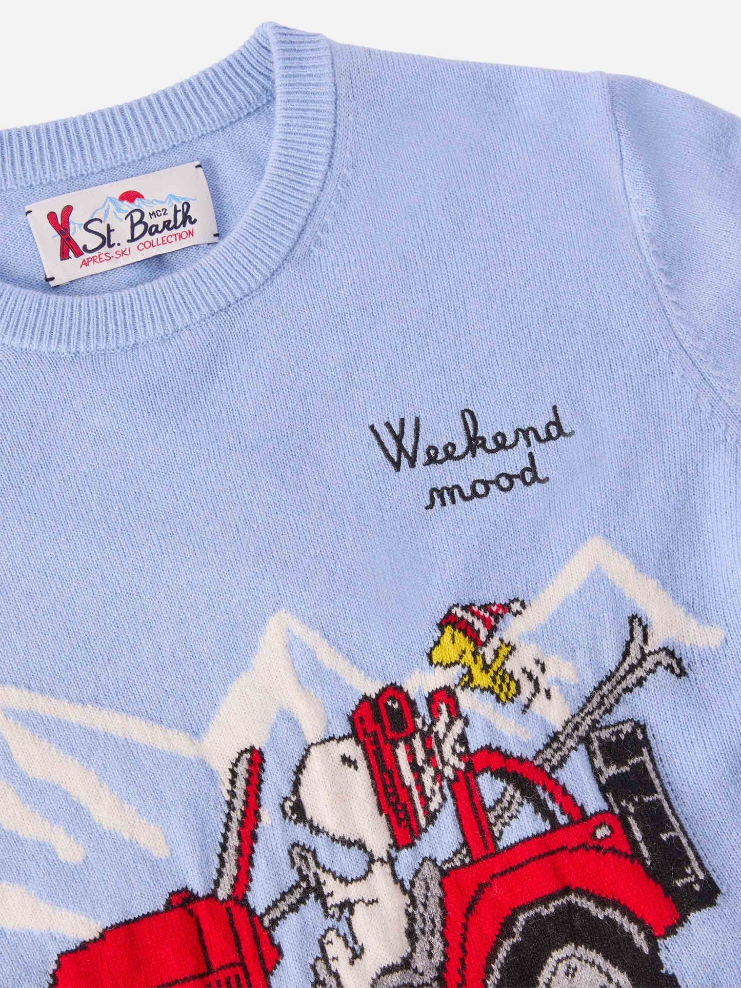 Maglione Douglas  Light in misto cashmere con jacquard Snoopy | PEANUTS SPECIAL EDITION