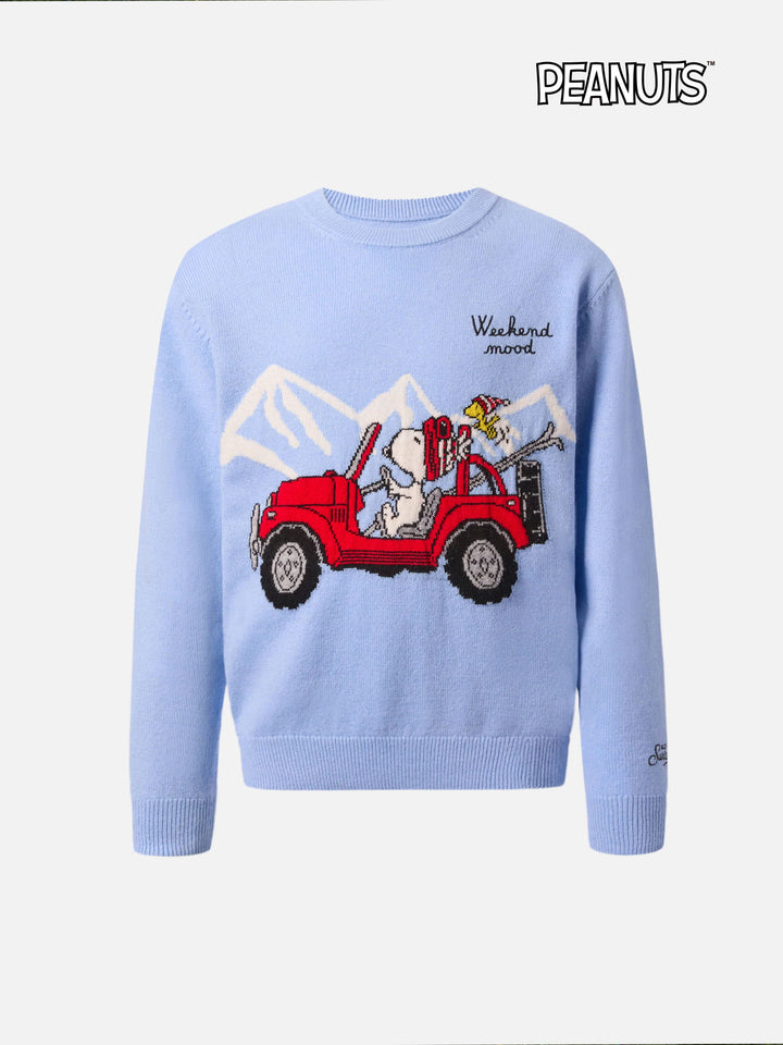 Maglione Douglas  Light in misto cashmere con jacquard Snoopy | PEANUTS SPECIAL EDITION