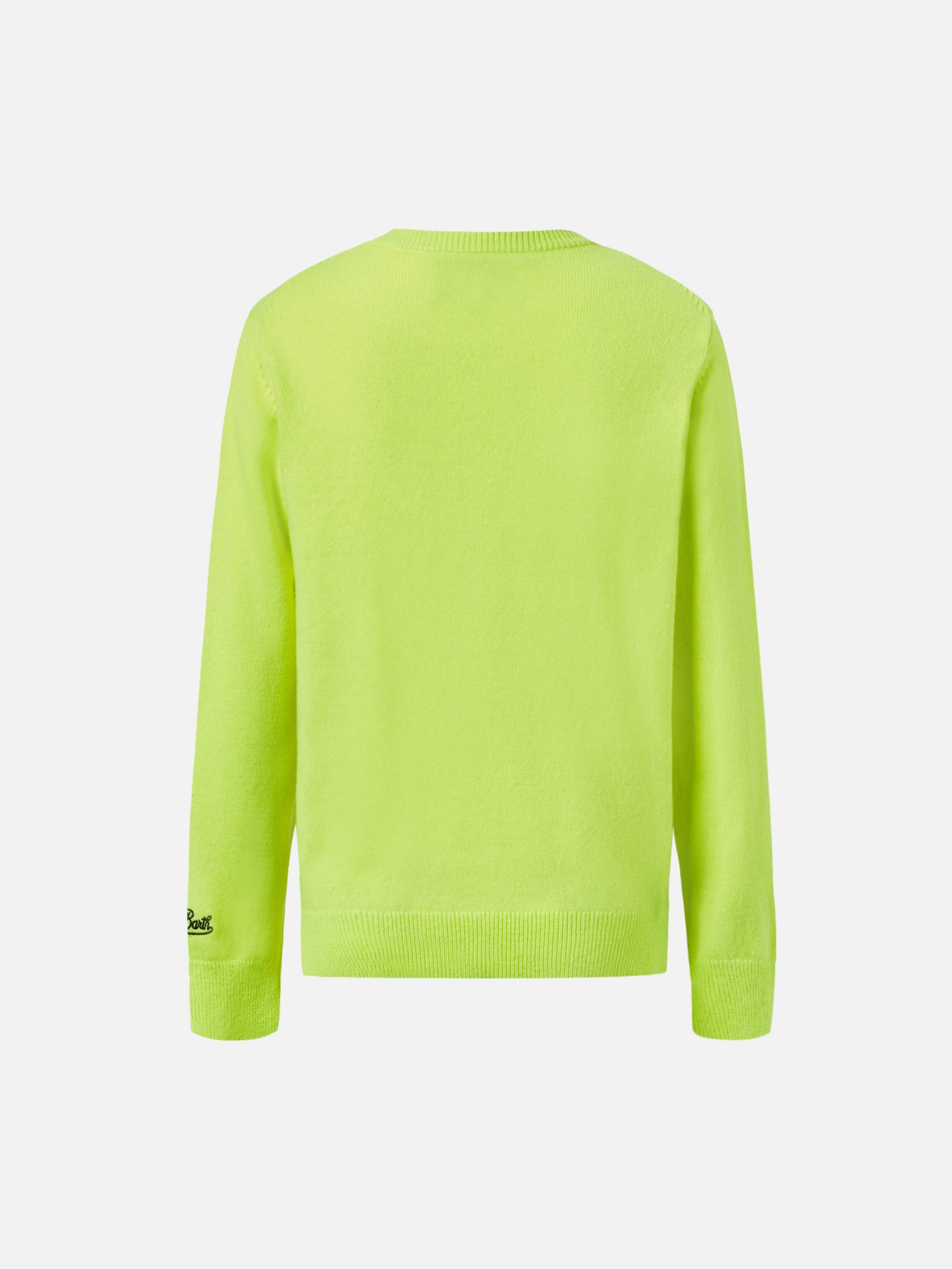 Crewneck Douglas with off-piste postcard jacquard