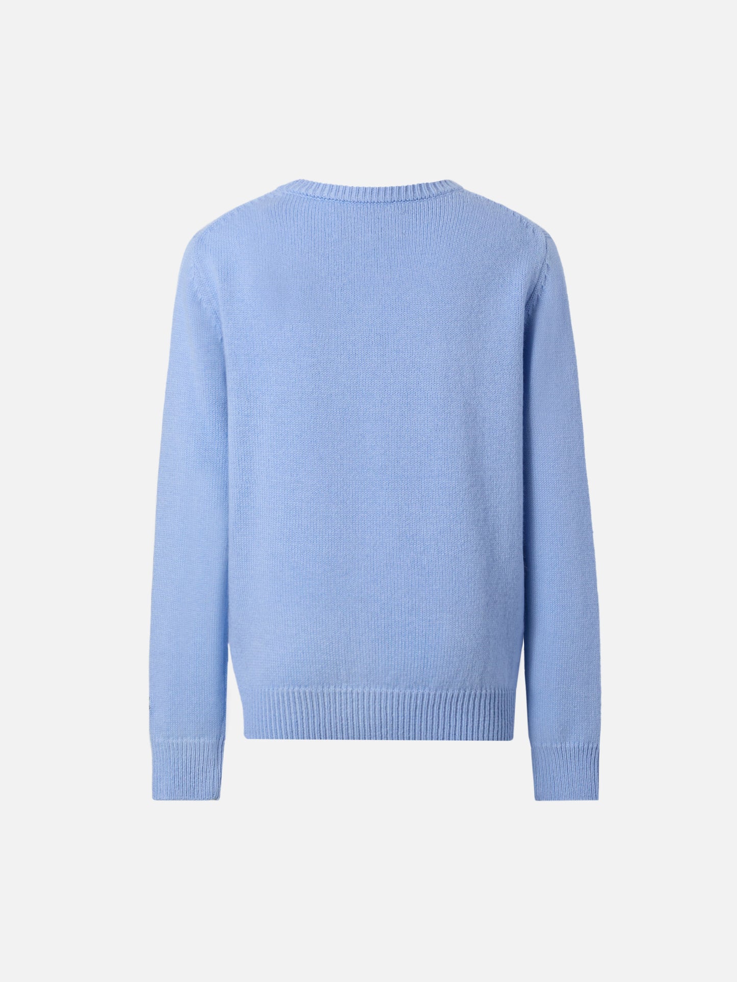 Maglione Douglas  in misto cashmere con jacquard Cortina