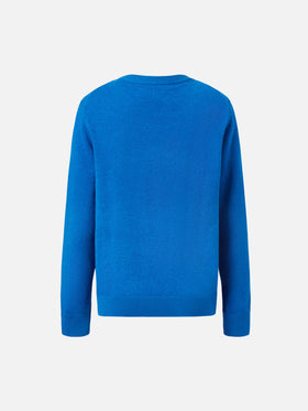 Douglas Light Embry Rundhalsausschnitt mit Mickey-Mouse-Stickerei | DISNEY SONDEREDITION