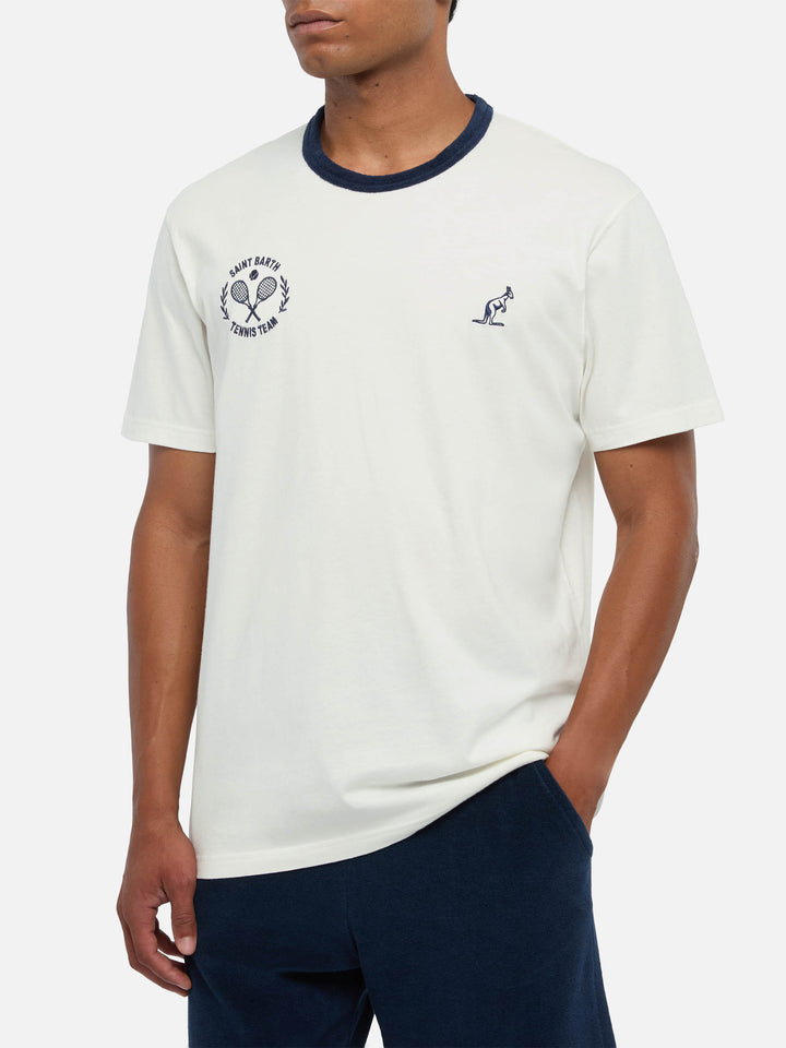 White cotton t-shirt Dover with Australian embroidery | AUSTRALIAN BRAND SPECIAL EDITION