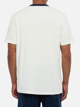 Tshirt Dover in cotone bianco con ricamo Australian | AUSTRALIAN BRAND SPECIAL EDITION