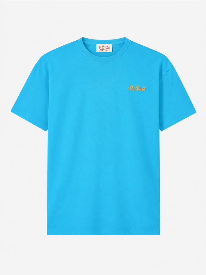 T-shirt Dover en coton bleu clair 