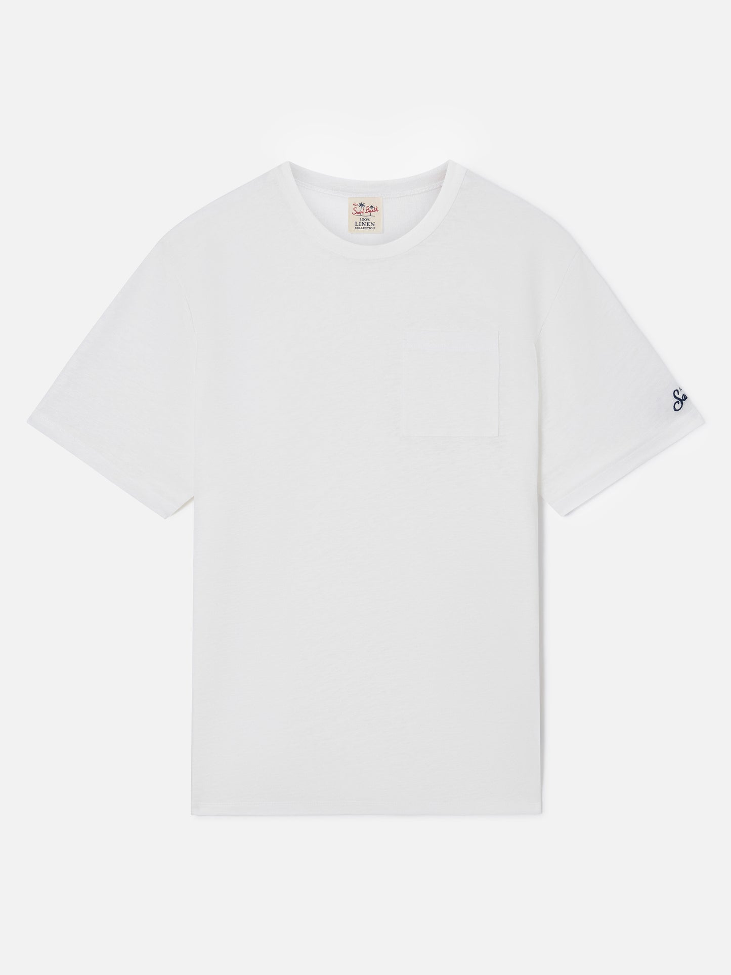 T-shirt Ecstasea en jersey de lin off-white 