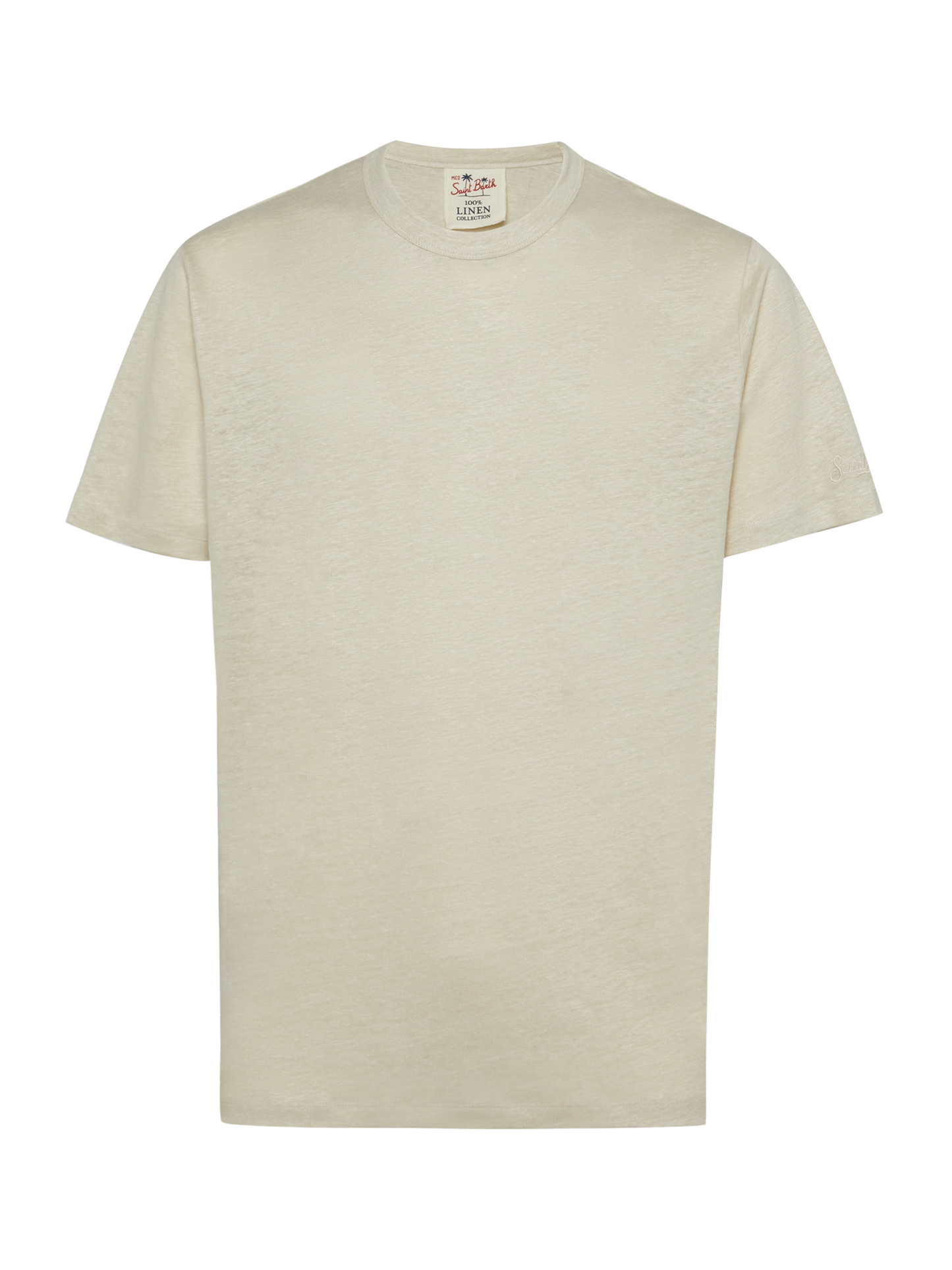 Off-white linen jersey t-shirt Ecstasea