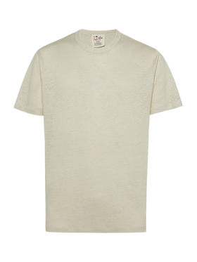 Off-white linen jersey t-shirt Ecstasea
