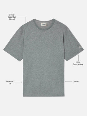 Chaque t-shirt en coton gris 