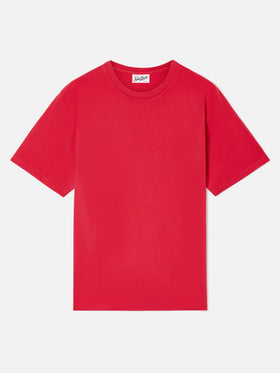 Cada camiseta en algodón rojo 