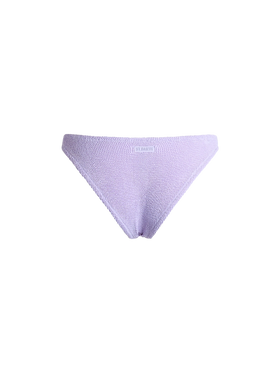 Woman lilac classic crinkle swim briefs Elise