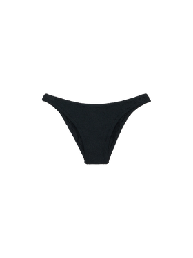 Woman black classic crinkle swim briefs Elise