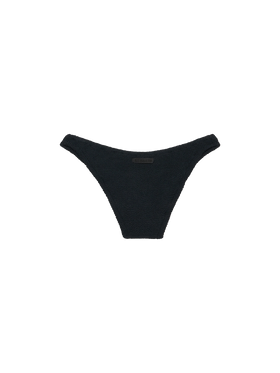 Woman black classic crinkle swim briefs Elise