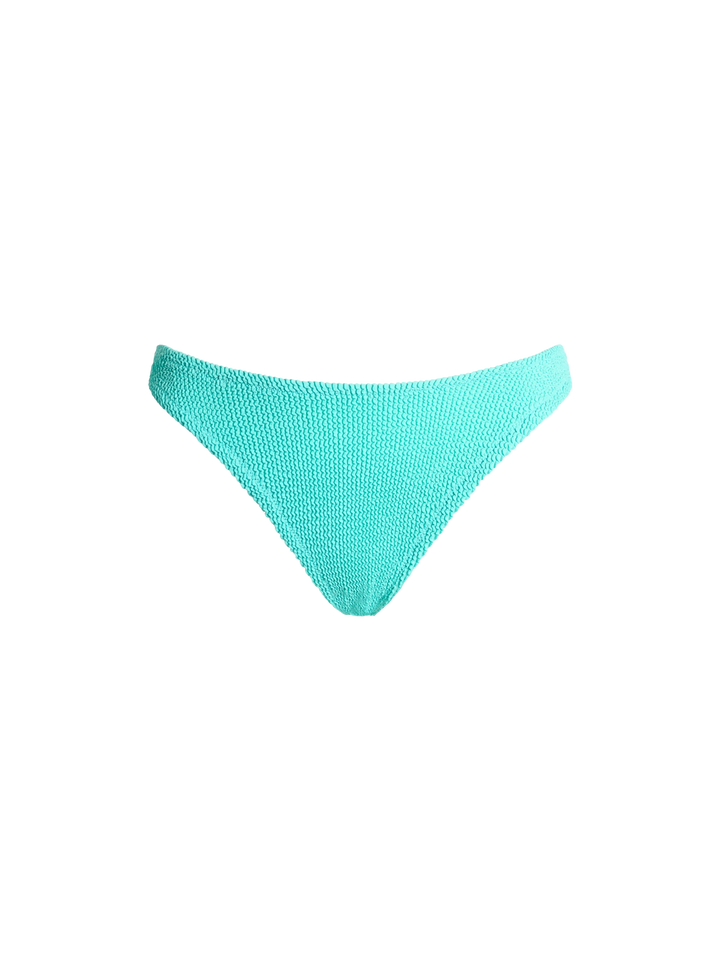 Woman water green classic crinkle bikini Naima Elise