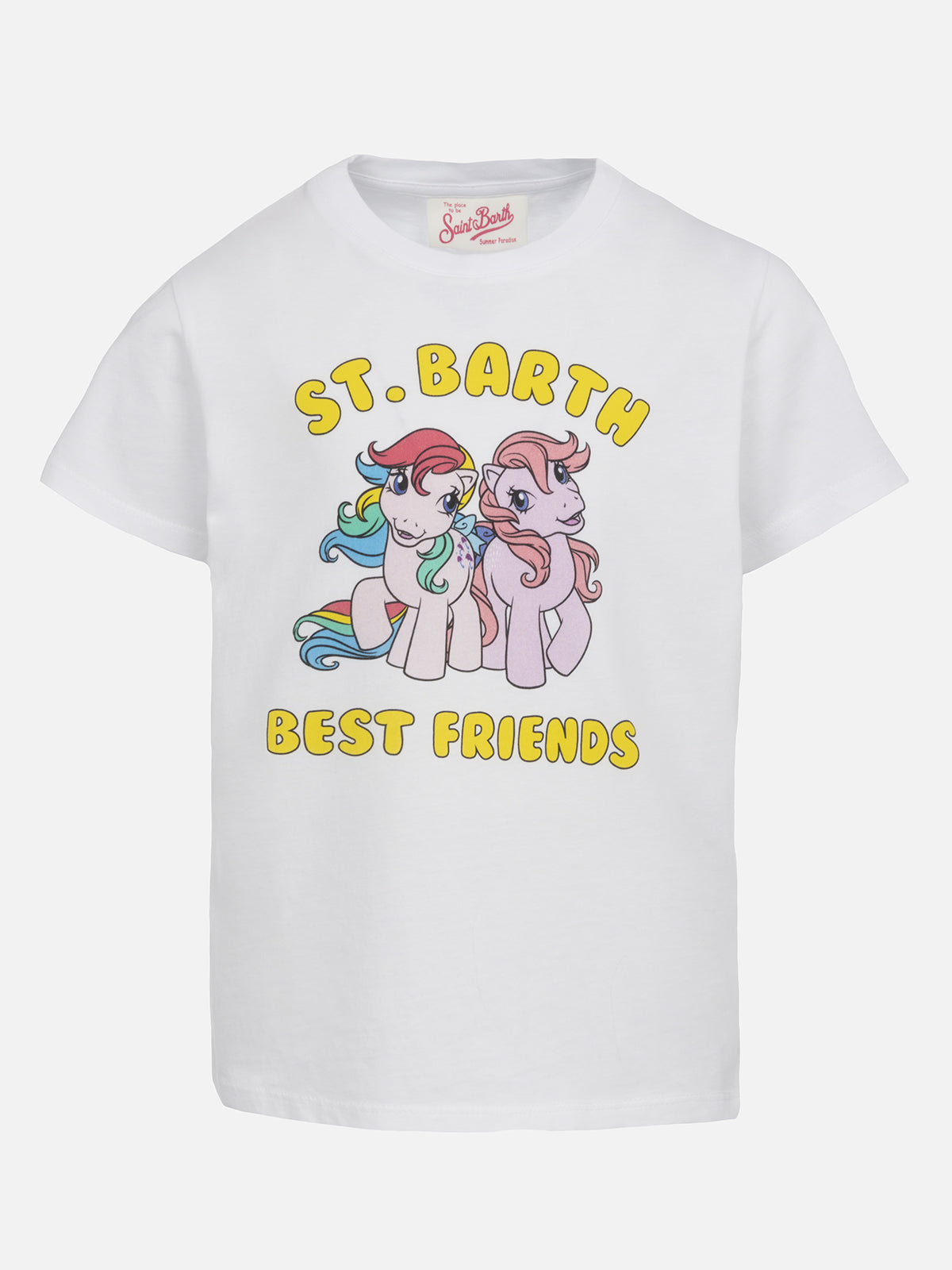 T-shirt da bambina girocollo in jersey di cotone Elly con stampa Barbie | EDIZIONE SPECIALE IL MIO LITTLE PONY