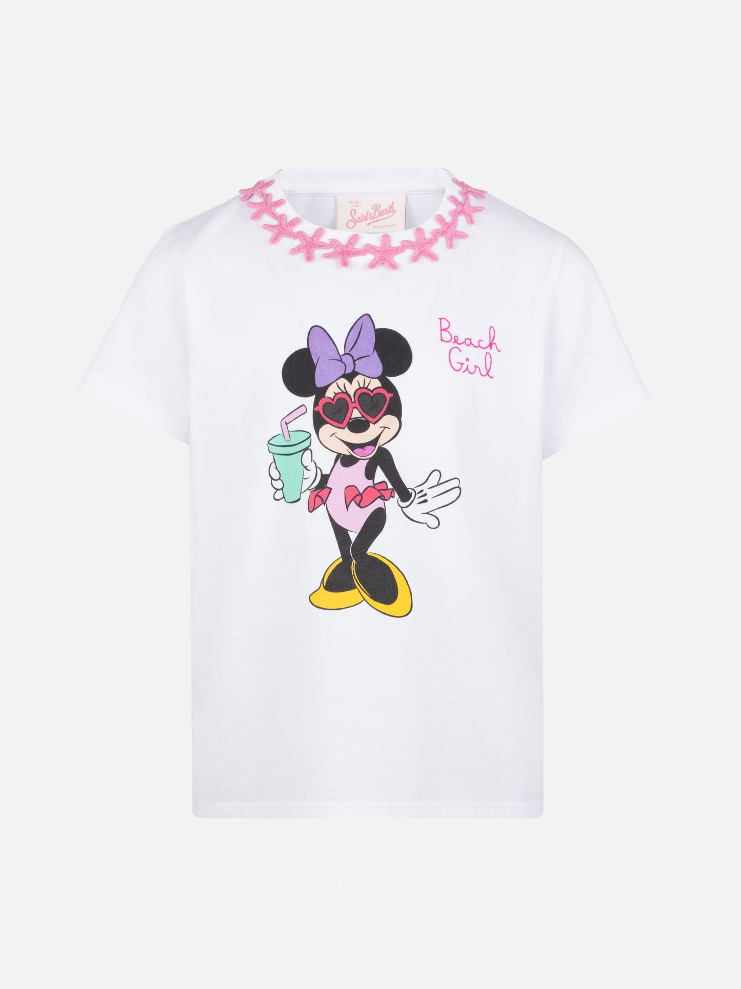 Elly T-Shirt aus Baumwolljersey mit Rundhalsausschnitt und Minnie-Aufdruck | DISNEY® SPECIAL EDITION