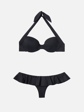 Bikini a bralette nero Emanuelle Orion