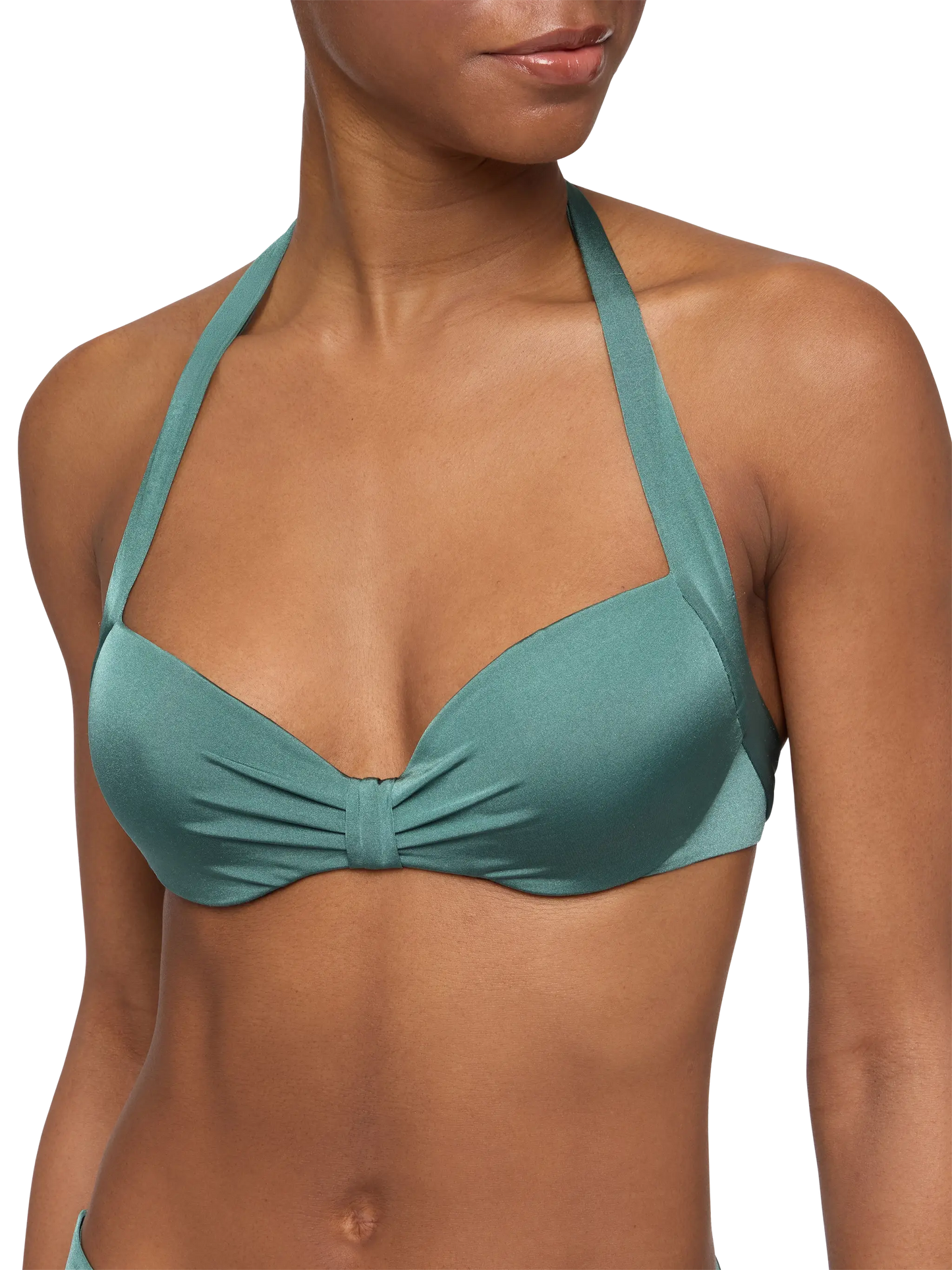 Sage green balconette top Emanuelle