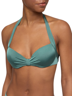 Sage green balconette top Emanuelle