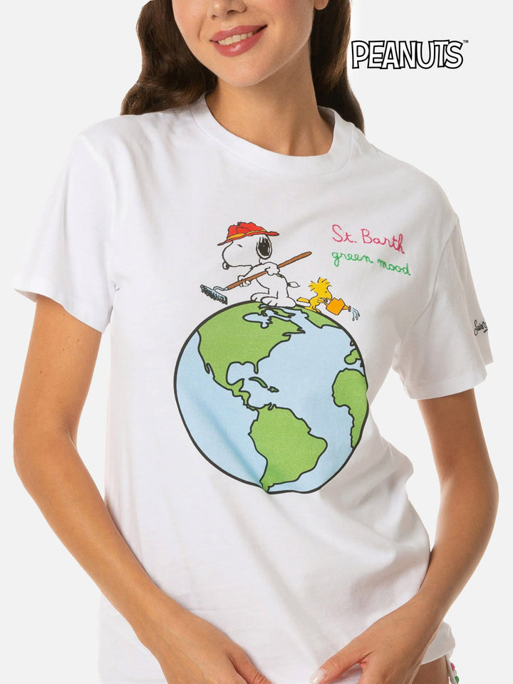Woman cotton t-shirt with Snoopy print | SNOOPY - PEANUTS™ SPECIAL EDITION