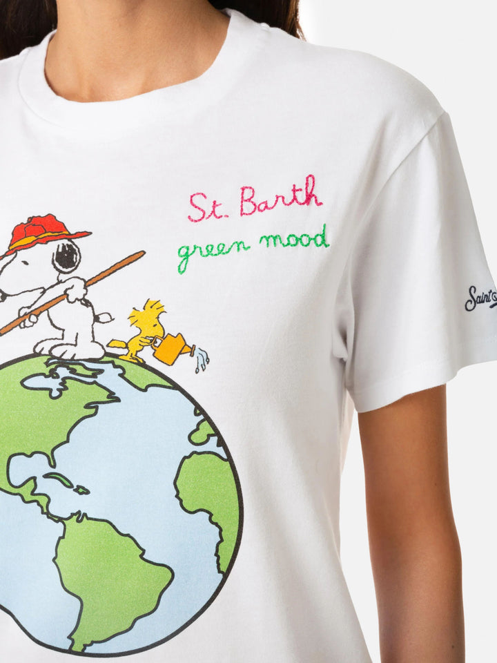 Woman cotton t-shirt with Snoopy print | SNOOPY - PEANUTS™ SPECIAL EDITION