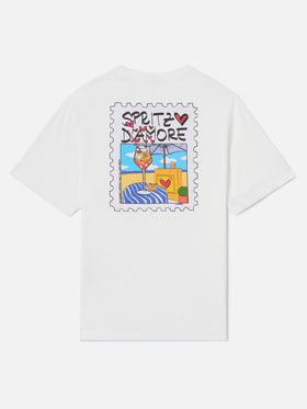 T-shirt Emilie bianca con stampa Spritzo d’Amore