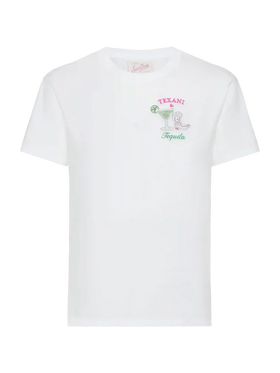 Baumwoll-T-Shirt Emilie mit Texani &amp; Tequila-Stickerei