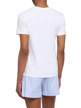 T-shirt Emilie in cotone con ricamo Group therapy