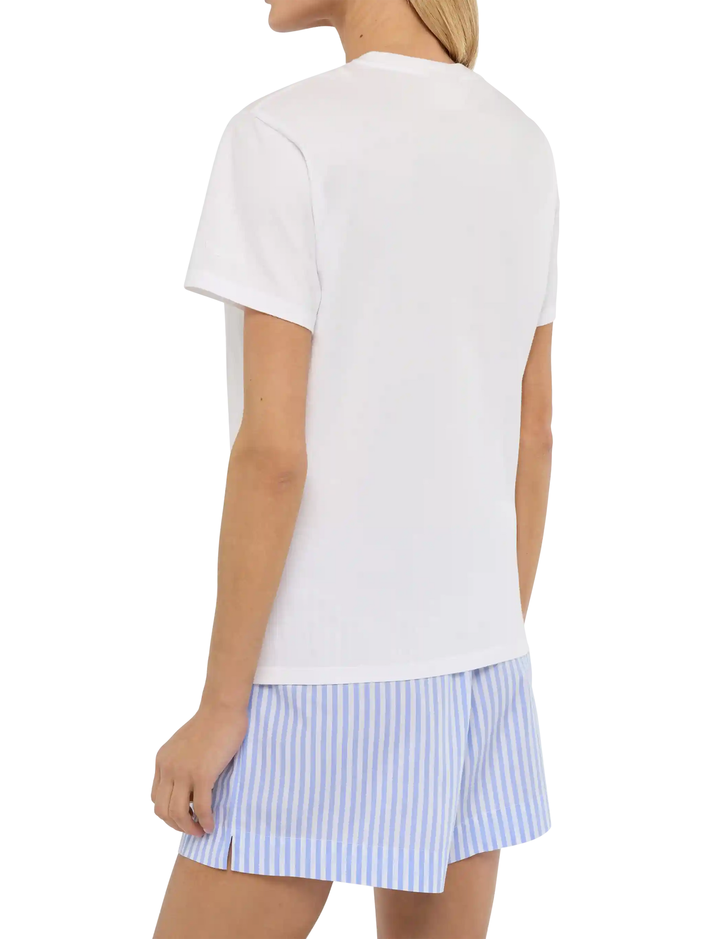 T-Shirt „Emilie“ aus Baumwolle mit „Sono molto tonica“-Stickerei