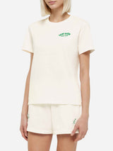 Emilie t-shirt in cotone con stampa Saint Barth tennis crew