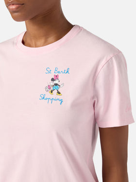 Camiseta Emilie blanca con estampado de Minnie y bordado Mi fai impazzire | Edición especial 