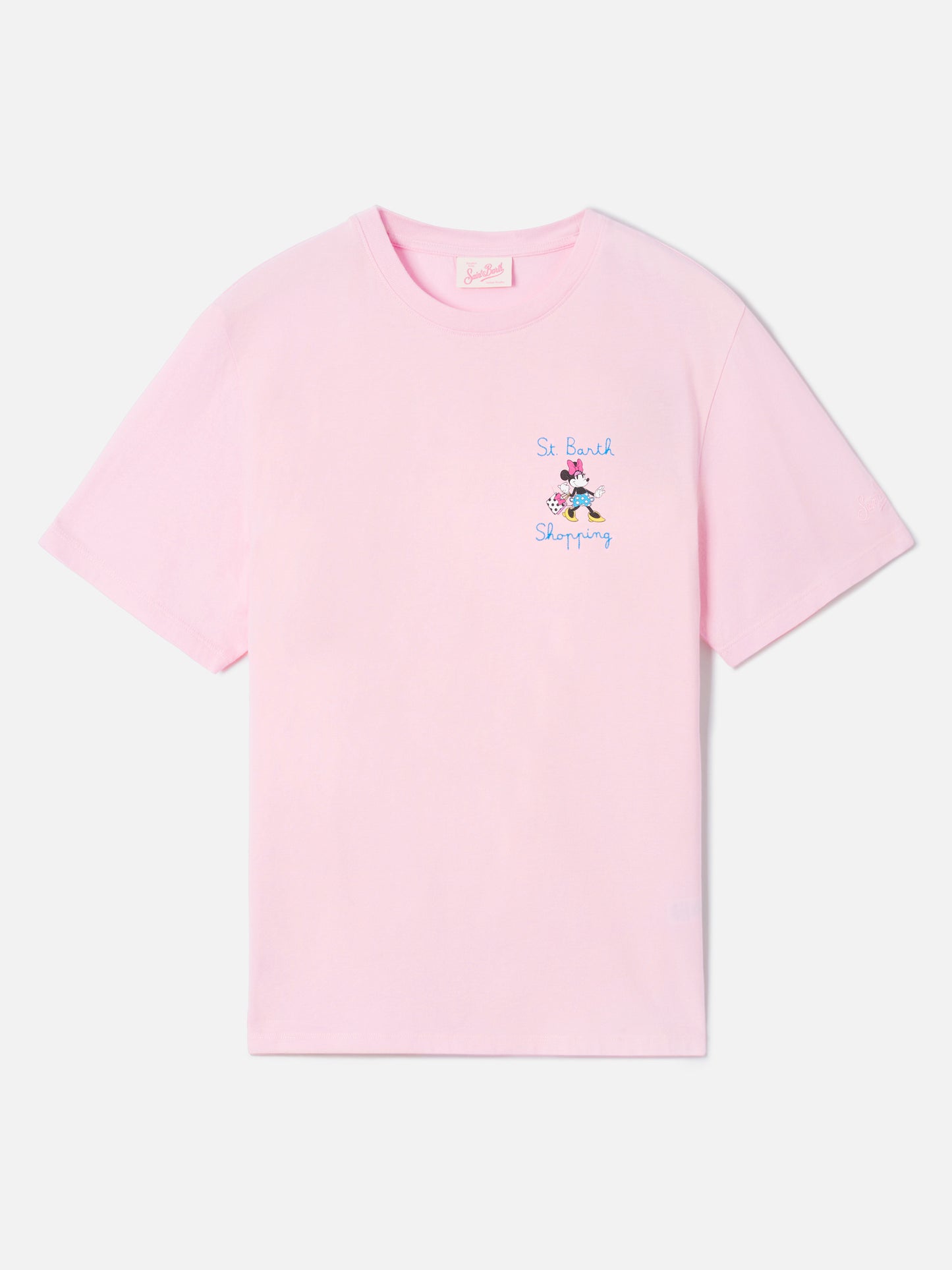 Camiseta Emilie blanca con estampado de Minnie y bordado Mi fai impazzire | Edición especial 