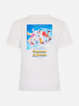 Woman heavy cotton t-shirt Emilie with Vacanze di Natale print | VACANZE DI NATALE SPECIAL EDITION