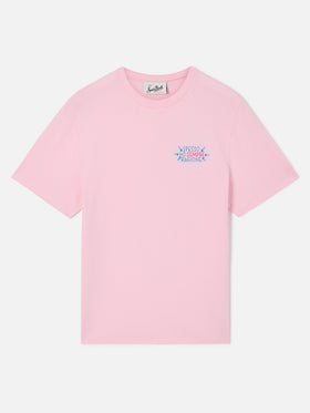 Camiseta Emilie en rosa con bordado Spesso ho sempre ragione 