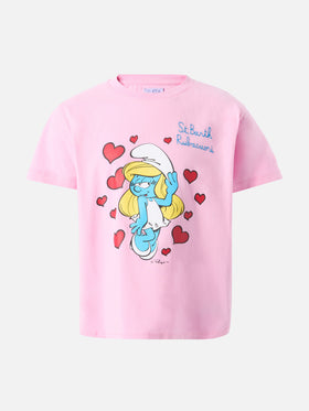 T-shirt in cotone Emma con stampa Puffetta e ricamo St. Barth Rubacuori