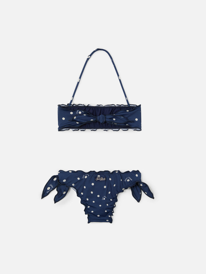 Emy navy polka dot bikini