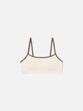 Eiris Fitness-Top mit Mikro-Polka-Dot-Print 