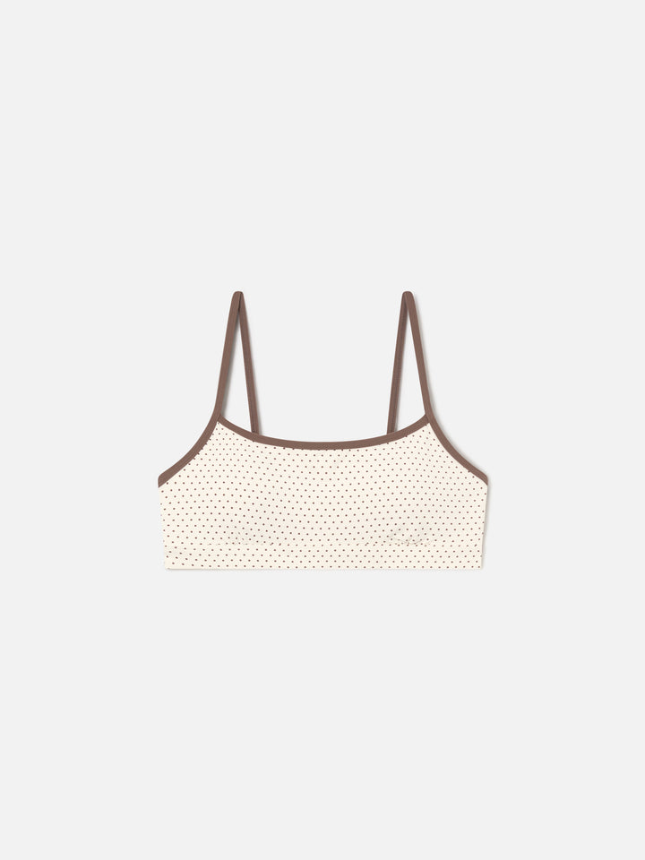 Top fitness Eiris con estampado de micro lunares 