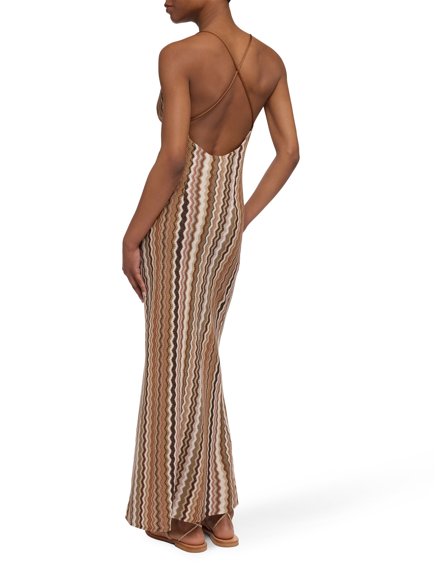Eydis – Unterkleid aus Raschelstrick mit Chevron-Muster