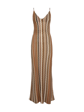Eydis – Unterkleid aus Raschelstrick mit Chevron-Muster