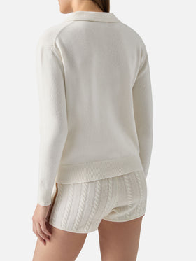 Off-white Eze polo in 100% WOOL