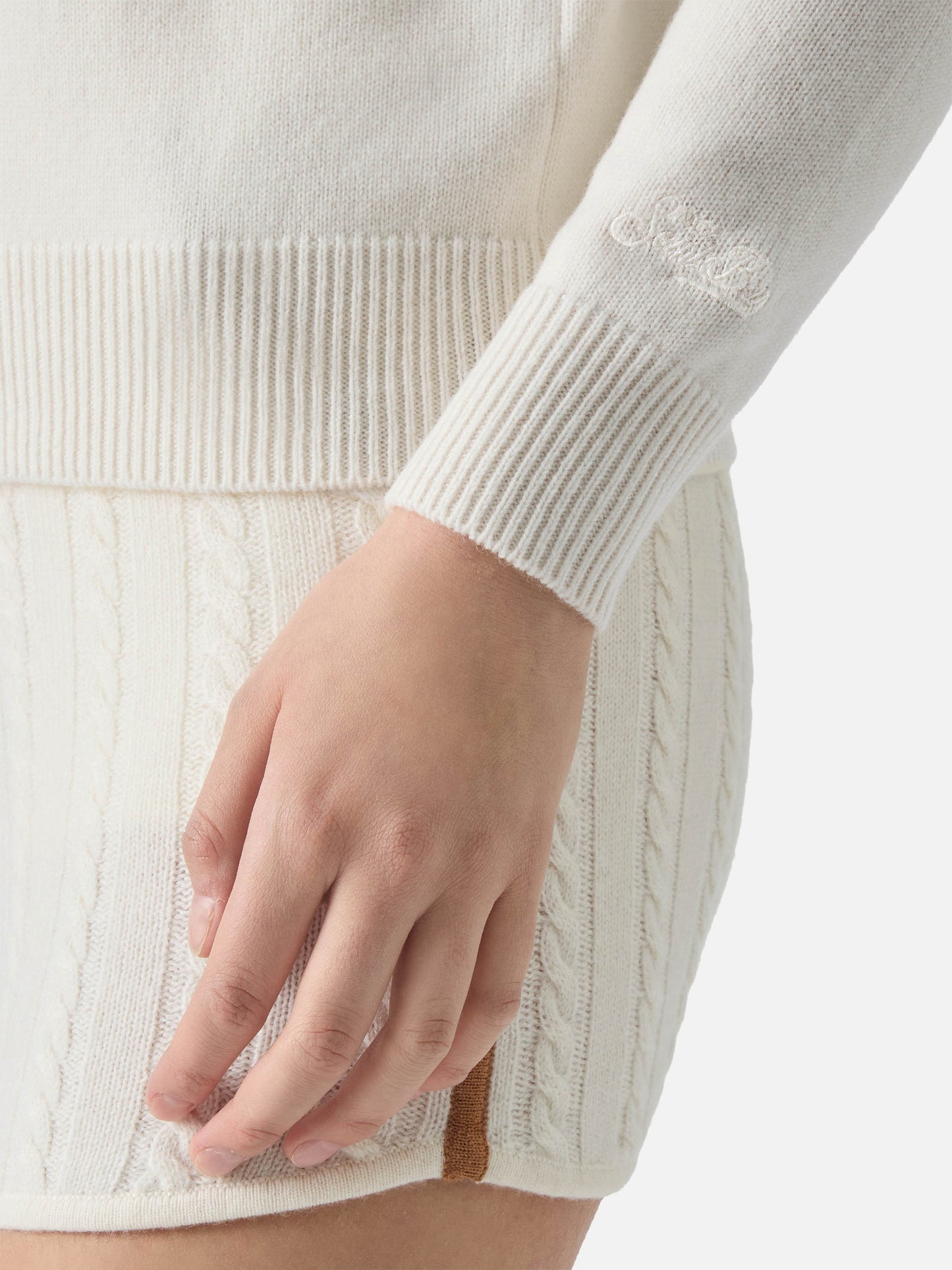 Off-white Eze polo in 100% WOOL