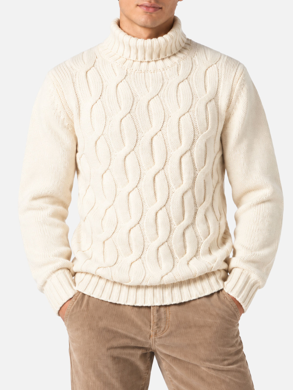 Off white Fisherman cable knit sweater