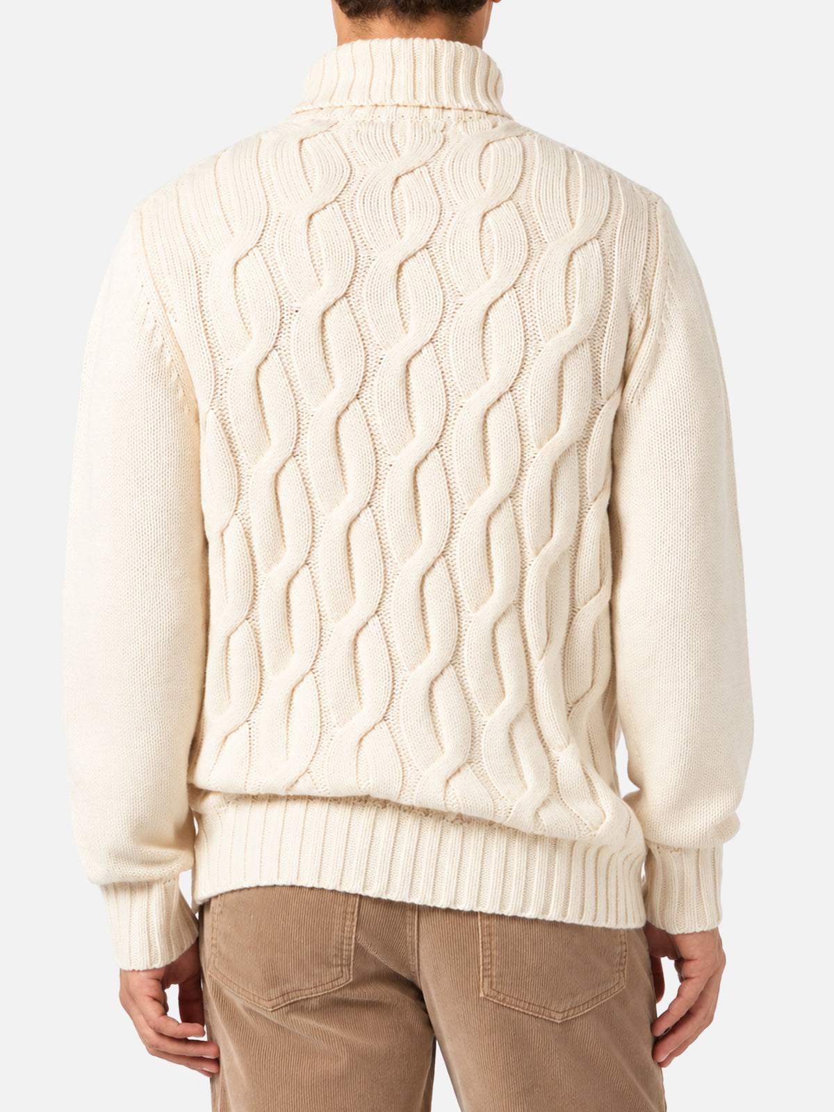 Off white Fisherman cable knit sweater