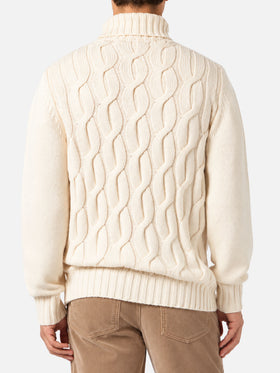 Off white Fisherman cable knit sweater